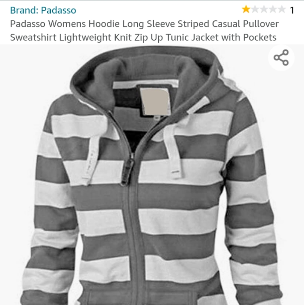 Woman's zip up hooded sweatshirt